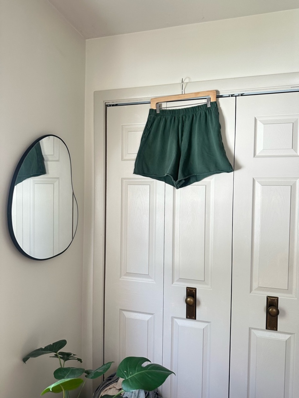 Aerie Cotton Women's Dark Green Athletic Lounge  Shorts